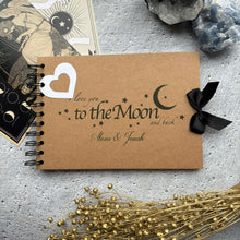 Personalised Kraft Scrapbook A5 A4 'I Love You to the Moon and Back', Photo Album, Keepsake