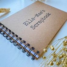 Typewriter Font Photo Album Scrapbook, Gift Memory Book, 6x4" Prints, A3 A4 A5 XL Square