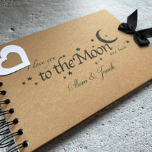 Personalised Kraft Scrapbook A5 A4 'I Love You to the Moon and Back', Photo Album, Keepsake