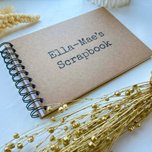 Typewriter Font Photo Album Scrapbook, Gift Memory Book, 6x4" Prints, A3 A4 A5 XL Square