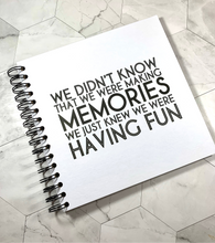 Quote A3/A4/A5 Making Memories, Scrapbook, Photo Album, Memory Book, Memory Book