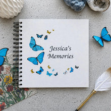Personalised Butterfly Surround A3/A4/A5 Scrapbook, Photo Album, Guest Book, Travel Memory Book