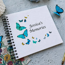 Personalised Butterfly Surround A3/A4/A5 Scrapbook, Photo Album, Guest Book, Travel Memory Book