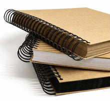 The BIG Book of Us, 200 Pages A3 Square Scrapbook Photo Album, Personalised Front Cover, Black Kraft Brown White Card Sheets