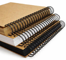 The BIG Book of Us, 200 Pages A3 Square Scrapbook Photo Album, Personalised Front Cover, Black Kraft Brown White Card Sheets
