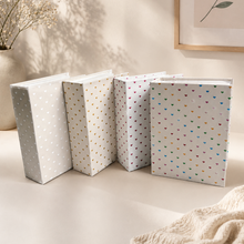 Hearts 100 Photos Album Sleeves, 6x4 inch Photos, Hard Cased, Recycled Covers, Plastic Slip In Pockets Book