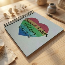 Rainbow Personalised A3/A4/A5 Scrapbook, Photo Album, Wedding Book, Memory Pride, LGBT
