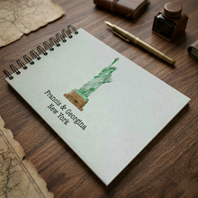 Personalised Statue of Liberty New York A3/A4/A5 Scrapbook, Photo Album, Guest Book, Travel Memory Book