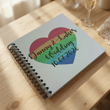 Rainbow Personalised A3/A4/A5 Scrapbook, Photo Album, Wedding Book, Memory Pride, LGBT