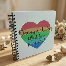 Rainbow Personalised A3/A4/A5 Scrapbook, Photo Album, Wedding Book, Memory Pride, LGBT