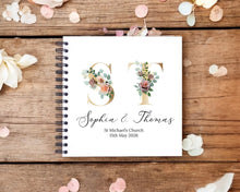 Personalised Initials Monogram Wedding Guestbook A5/A4/A3/Square Scrapbook, Photo Album, Guest Book, Memory Book, Engagement