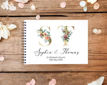 Personalised Initials Monogram Wedding Guestbook A5/A4/A3/Square Scrapbook, Photo Album, Guest Book, Memory Book, Engagement