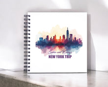 Personalised Purple/Blue NEW YORK A3/A4/A5/Square Travel Holiday Scrapbook, Memory, Photo Album