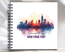 Personalised Purple/Blue NEW YORK A3/A4/A5/Square Travel Holiday Scrapbook, Memory, Photo Album