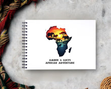 Personalised Africa A3/A4/A5 Scrapbook, Photo Album, Guest Book, Memory Book, Special Gift