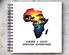 Personalised Africa A3/A4/A5 Scrapbook, Photo Album, Guest Book, Memory Book, Special Gift