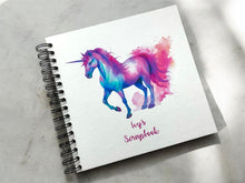 Personalised Unicorn A5/A4/A3/Square Scrapbook, Photo Album, Guest Book, Memory Book, Gift