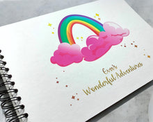 Personalised Cloud Rainbow A5/A4/A3/Square Scrapbook, Photo Album, Guest Book, Memory Book, Gift