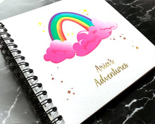 Personalised Cloud Rainbow A5/A4/A3/Square Scrapbook, Photo Album, Guest Book, Memory Book, Gift