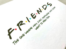 Personalised FRIENDS A3/A4/A5 Scrapbook, Photo Album, Guest Book, Memory Book, Landscape, I'll Be There For You TV, Leavers