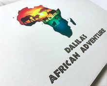 Personalised Africa A3/A4/A5 Scrapbook, Photo Album, Guest Book, Memory Book, Special Gift