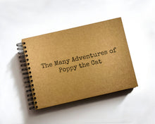 Typewriter Font Photo Album Scrapbook, Gift Memory Book, 6x4" Prints, A3 A4 A5 XL Square