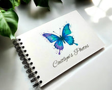 Personalised Blue Butterfly Scrapbook A3/A4/A5/Square Scrapbook, Memory, Photo Album