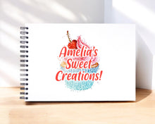 Personalised Cupcake Baking Cooking A3/A4/A5 Scrapbook, Photo Album, Guest Book, Memory Book, Event Gift