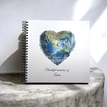Personalised World Heart A3/A4/A5 Scrapbook, Photo Album, Guest Book, Memory Book, Travel Gift