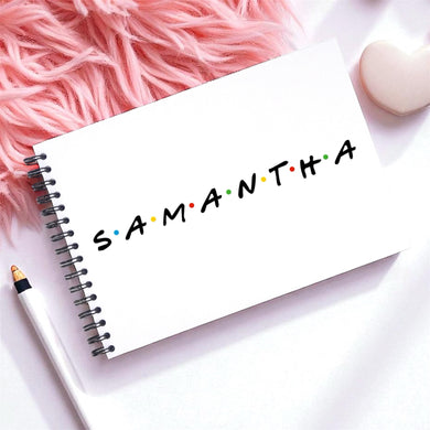 Personalised Name FRIENDS A3/A4/A5 Scrapbook, Photo Album, Guest Book, Memory Book