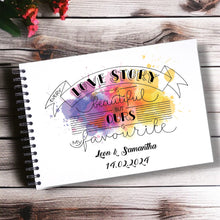 Personalised Splash Scrapbook A5 A4 A3 Every Love Story, Photo Album, Keepsake