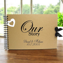 Personalised Kraft Scrapbook A5 A4 Our Story, Photo Album, Keepsake