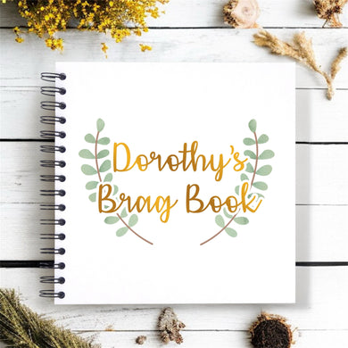 Personalised Brag Book A3/A4/A5 Scrapbook, Photo Album, Guest Book, Memory Book