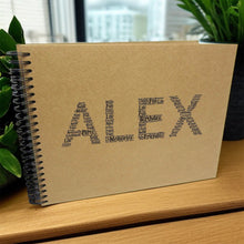 Personalised Name A3/A4/A5/Square Word Art, Scrapbook, Photo Album, Memory Gift