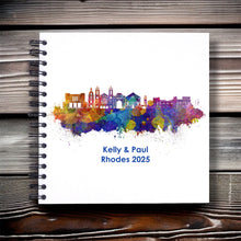 Personalised Rhodes Greece A3/A4/A5/Square Travel Holiday Scrapbook, Memory, Photo Album