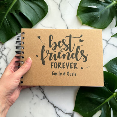 Personalised Best Friends Forever BFF A3/A4/A5/Square Scrapbook, Memory, Photo Album, Guestbook