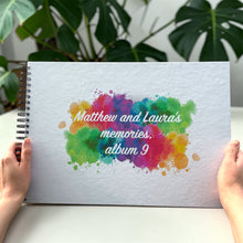 Colour White Personalised A3/A4/A5  Scrapbook, Photo Album, Guest Book, Memory Book