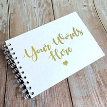 Personalised Gold/Rose Gold/Silver A3/A4/A5 Scrapbook, Photo Album, Guest Book, Memory Book