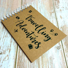 Travel Adventure Scrapbook, Photo Album, White Card Pages, Holiday, Trip, 200GSM