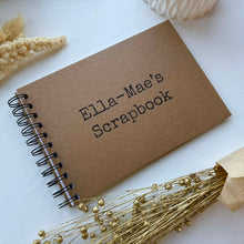 Typewriter Font Photo Album Scrapbook, Gift Memory Book, 6x4" Prints, A3 A4 A5 XL Square
