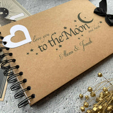 Personalised Kraft Scrapbook A5 A4 'I Love You to the Moon and Back', Photo Album, Keepsake