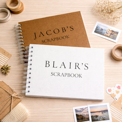Personalised Name-Scrapbook A5/A4/A3/Square Photo Album Guest Book