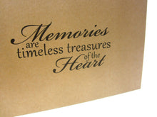A5 A4, Memories are Timeless Treasures Scrapbook, Landscape, Card Pages, Photo Album, Keepsake