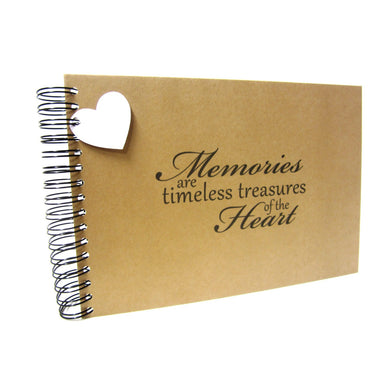 A5 A4, Memories are Timeless Treasures Scrapbook, Landscape, Card Pages, Photo Album, Keepsake