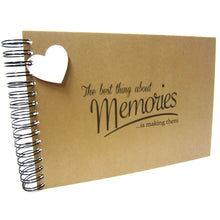 A5 A4, Best Memories Scrapbook, Landscape, Card Pages, Photo Album, Keepsake