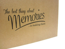 A5 A4, Best Memories Scrapbook, Landscape, Card Pages, Photo Album, Keepsake