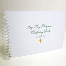 Personalised Christening Book A5/A4 Guestbook, Photo Album, Scrapbook, Keepsake