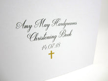 Personalised Christening Book A5/A4 Guestbook, Photo Album, Scrapbook, Keepsake