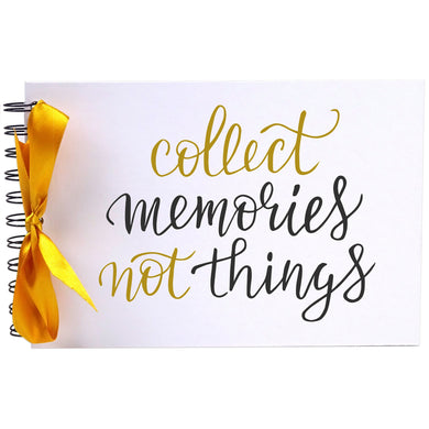 Ribbon, Collect Memories Things, Photo Album, Scrapbook, Blank White Pages, A5
