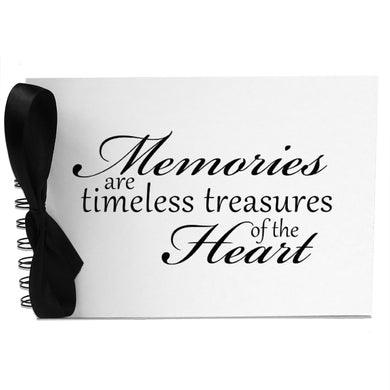 Ribbon, Memories, Photo Album, Scrapbook, Blank White Pages, A5